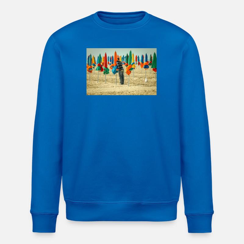 Am Strand - Stanley/Stella Unisex Bio-Sweatshirt ROLLER - Königsblau
