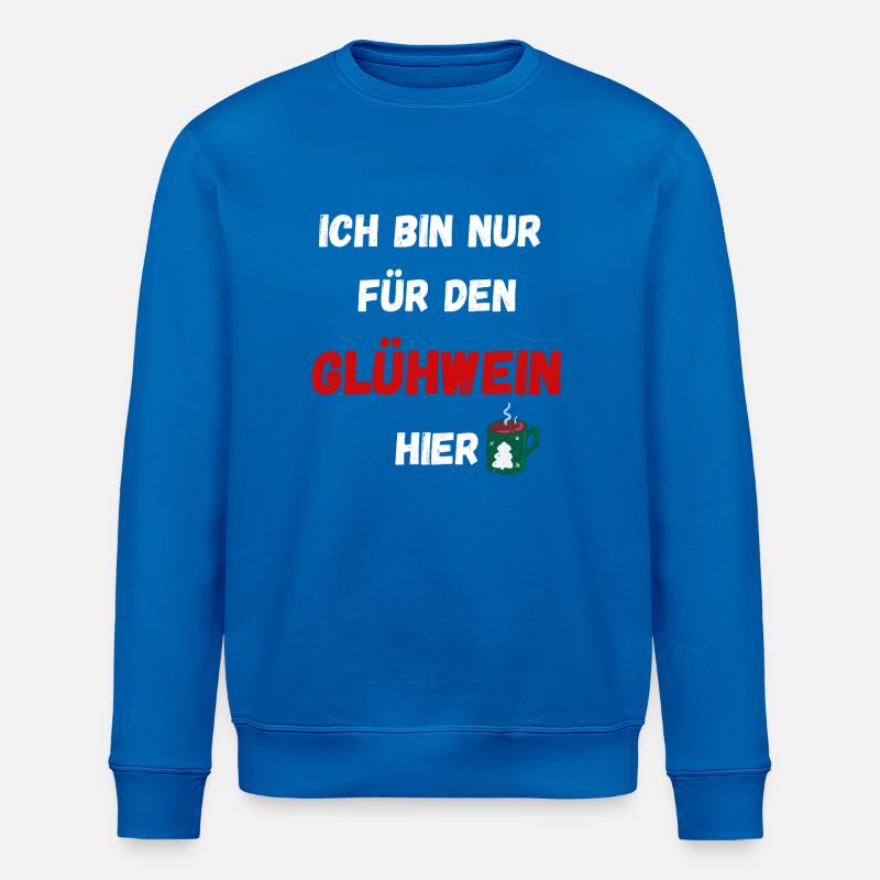 Mug de Noël Slogan Design Vin Chaud - Sweat bio ROLLER Stanley/Stella Unisexe - bleu roi