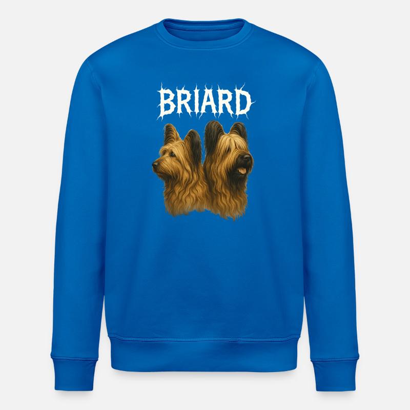 Briard - Stanley/Stella Unisex Bio-Sweatshirt ROLLER - Königsblau