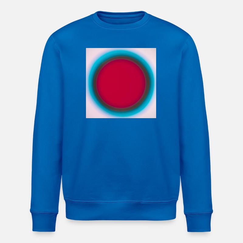 Red Circle In Blue Ring - Stanley/Stella ROLLER Unisex Organic Sweatshirt - royal blue