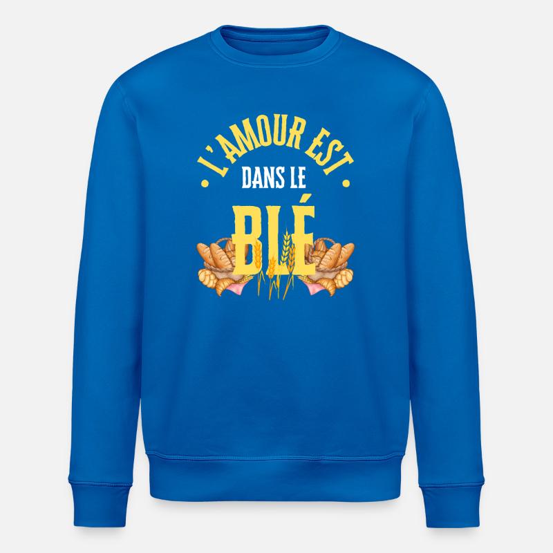Die Liebe steckt im Weizen - Stanley/Stella Unisex Bio-Sweatshirt ROLLER - Königsblau