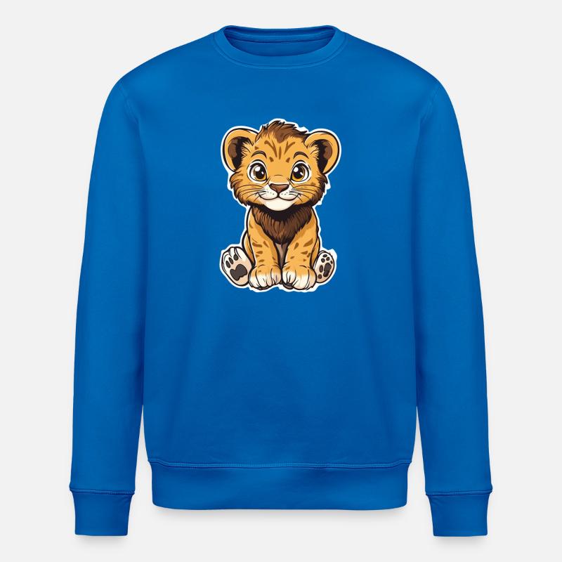 Löwe - Stanley/Stella Unisex Bio-Sweatshirt ROLLER - Königsblau