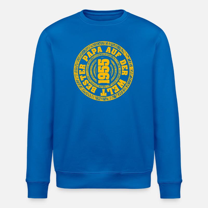 Geboren 1955 - Stanley/Stella Unisex Bio-Sweatshirt ROLLER - Königsblau