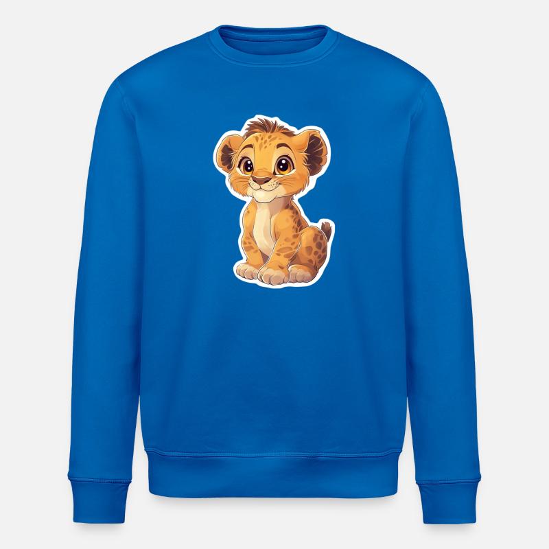Löwe - Stanley/Stella Unisex Bio-Sweatshirt ROLLER - Königsblau