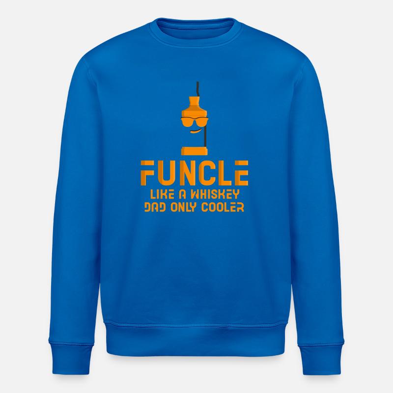 Whiskey Spruch Whiskeytrinker Whiskeyliebhaber - Stanley/Stella Unisex Bio-Sweatshirt ROLLER - Königsblau