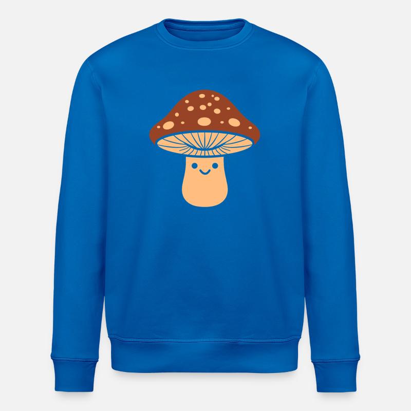 Pilz Süßes Lächeln - Stanley/Stella Unisex Bio-Sweatshirt ROLLER - Königsblau