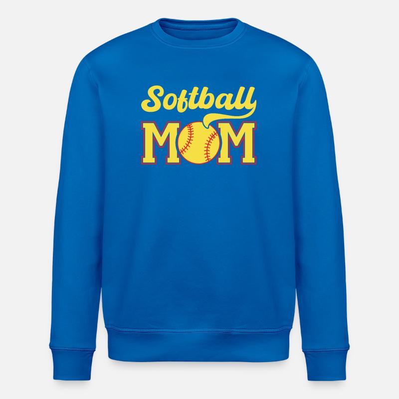 Logo rétro de maman de softball - Sweat bio ROLLER Stanley/Stella Unisexe - bleu roi