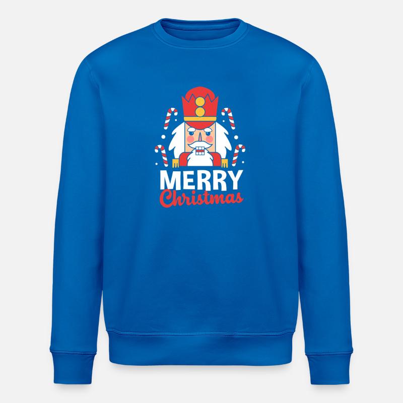 Weihnachten Nussknacker - Stanley/Stella Unisex Bio-Sweatshirt ROLLER - Königsblau