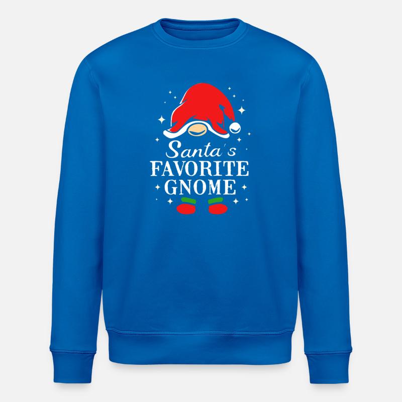 Gnom Weihnachtsmann - Stanley/Stella Unisex Bio-Sweatshirt ROLLER - Königsblau