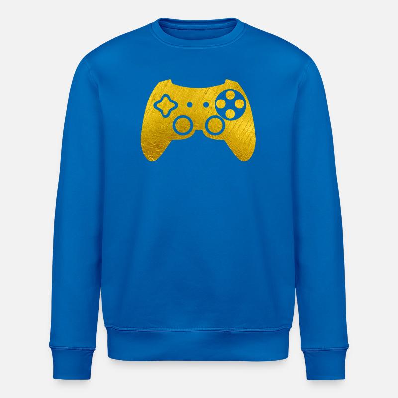 Manette de jeu dorée - Sweat bio ROLLER Stanley/Stella Unisexe - bleu roi
