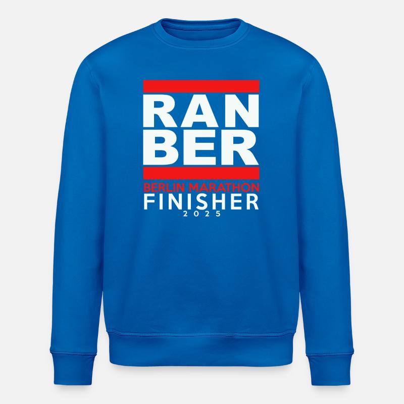MARATHION BERLIN FINISHER 2025 - Stanley/Stella Unisex Bio-Sweatshirt ROLLER - Königsblau