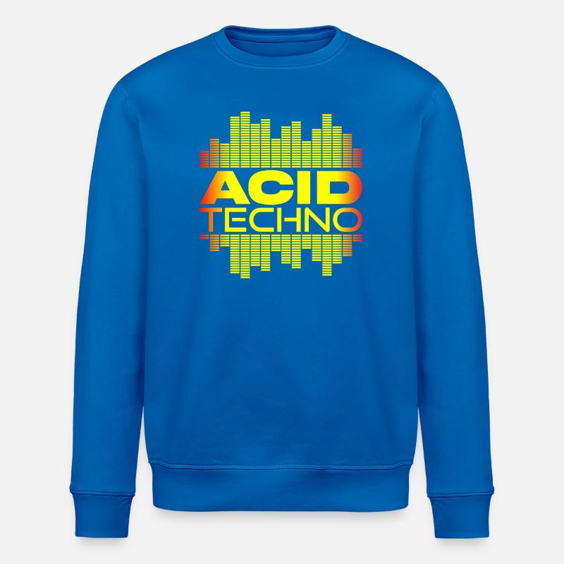 Acid Techno Puls - Stanley/Stella Unisex Bio-Sweatshirt ROLLER - Königsblau