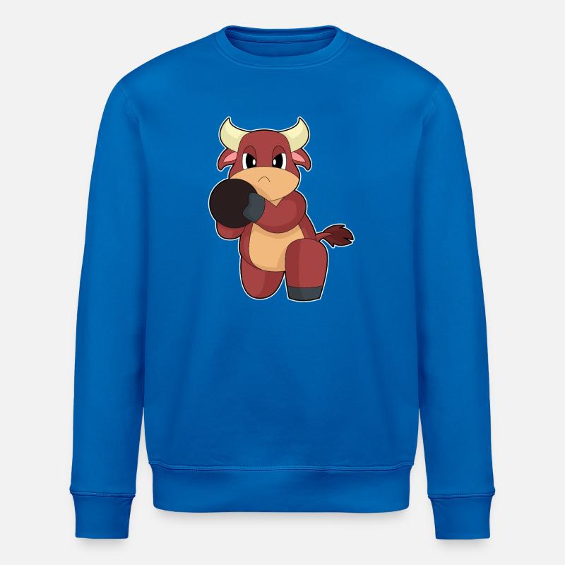 Stier Bowling Bowlingkugel - Stanley/Stella Unisex Bio-Sweatshirt ROLLER - Königsblau