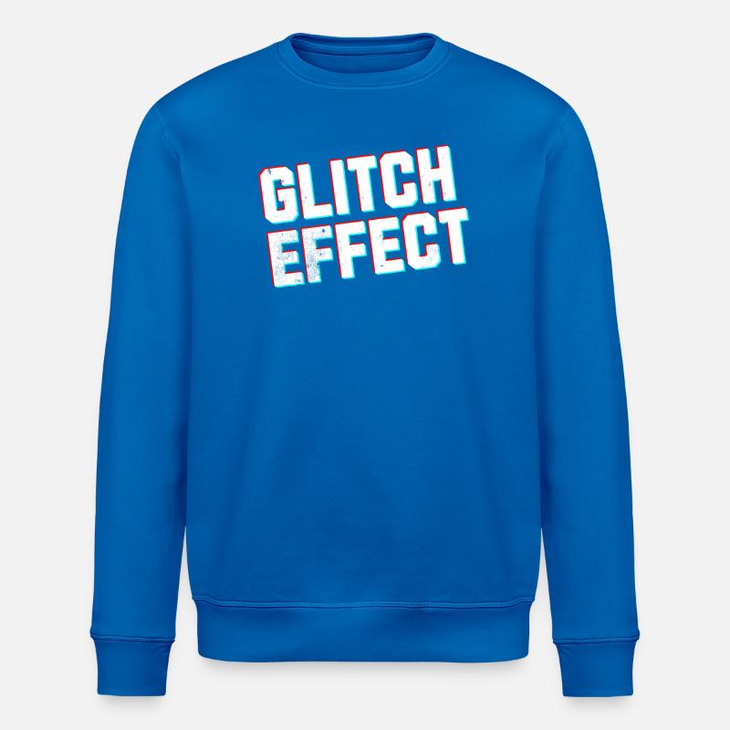 Gamer Glitch Effect Hoodie - Stanley/Stella Unisex Bio-Sweatshirt ROLLER - Königsblau