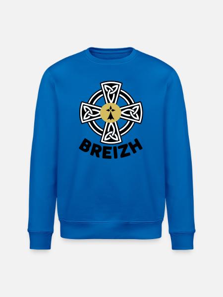 Breizh (Brittany) - Stanley/Stella ROLLER Unisex Organic Sweatshirt - royal blue