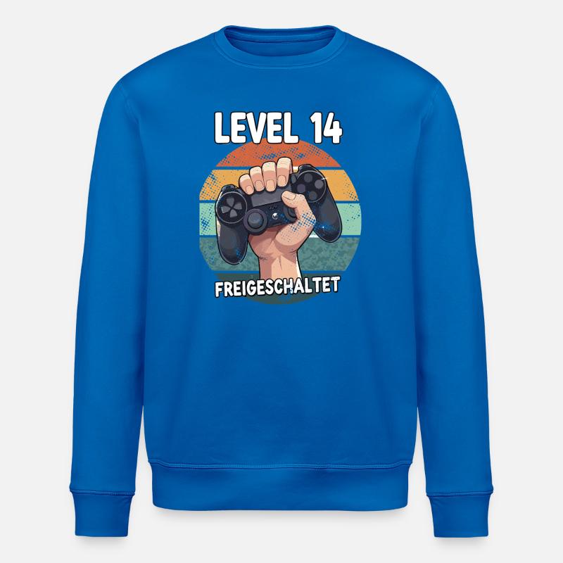 Level 14 Freigeschaltet Controller - Stanley/Stella Unisex Bio-Sweatshirt ROLLER - Königsblau