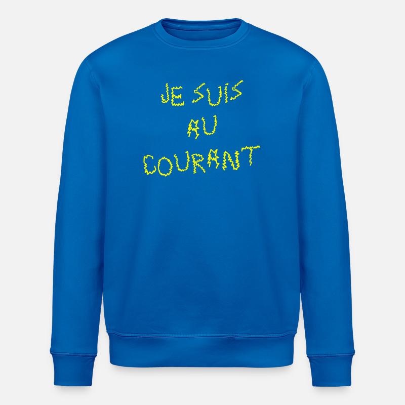 ICH WEISS DAVON! - Stanley/Stella Unisex Bio-Sweatshirt ROLLER - Königsblau