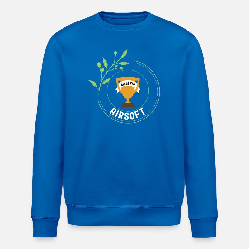 Airsoft Siegerin Gewinner Turnier Meisterschaft - Stanley/Stella Unisex Bio-Sweatshirt ROLLER - Königsblau