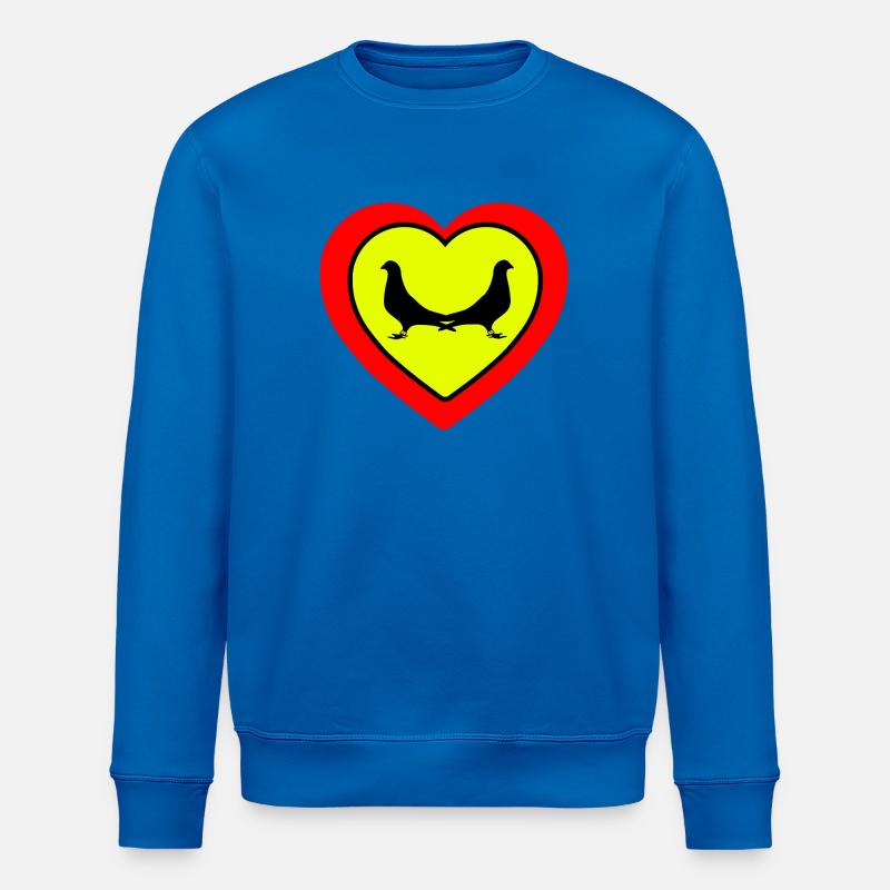 Tauben - Stanley/Stella Unisex Bio-Sweatshirt ROLLER - Königsblau