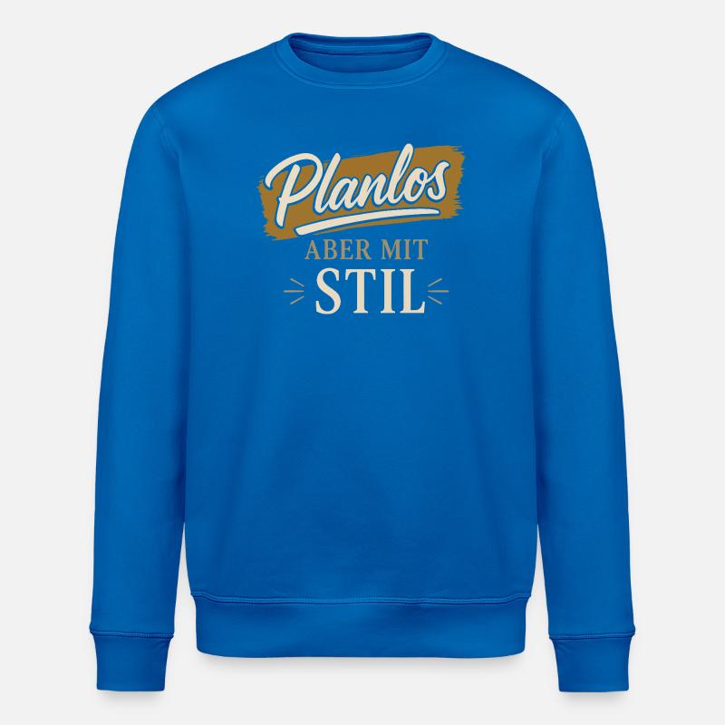 Sans but, mais avec style - Sweat bio ROLLER Stanley/Stella Unisexe - bleu roi