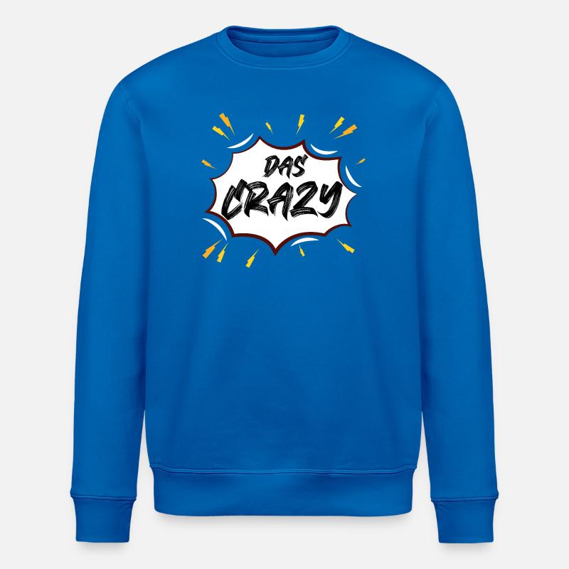 Le Crazy Comicburst - Sweat bio ROLLER Stanley/Stella Unisexe - bleu roi