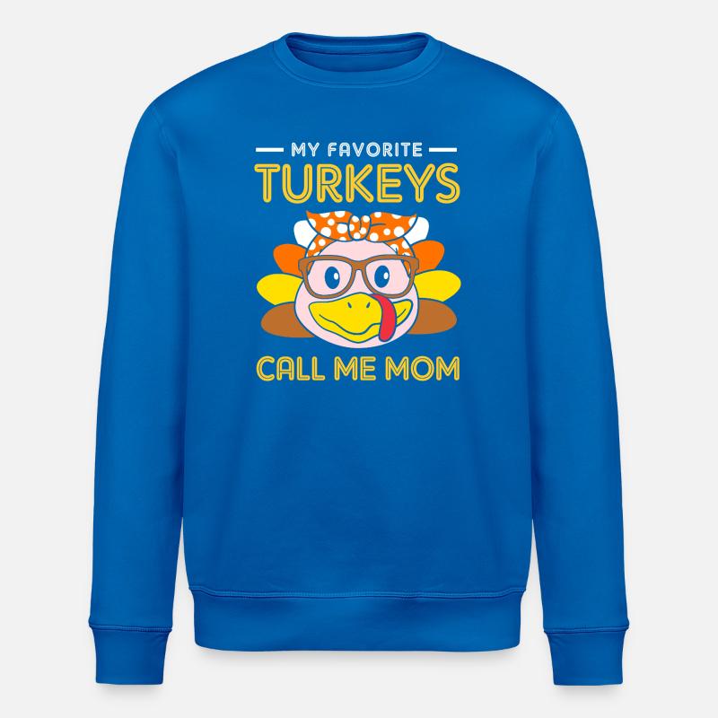 Thanksgiving Mama Mutter Oma Großmutter - Stanley/Stella Unisex Bio-Sweatshirt ROLLER - Königsblau