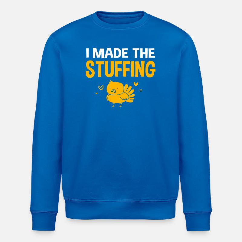 Thanksgiving Gender Reveal Werdende Mutter - Stanley/Stella Unisex Bio-Sweatshirt ROLLER - Königsblau