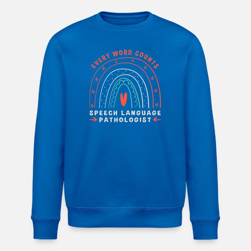 Logopäde Sprachpathologe SLP - Stanley/Stella Unisex Bio-Sweatshirt ROLLER - Königsblau