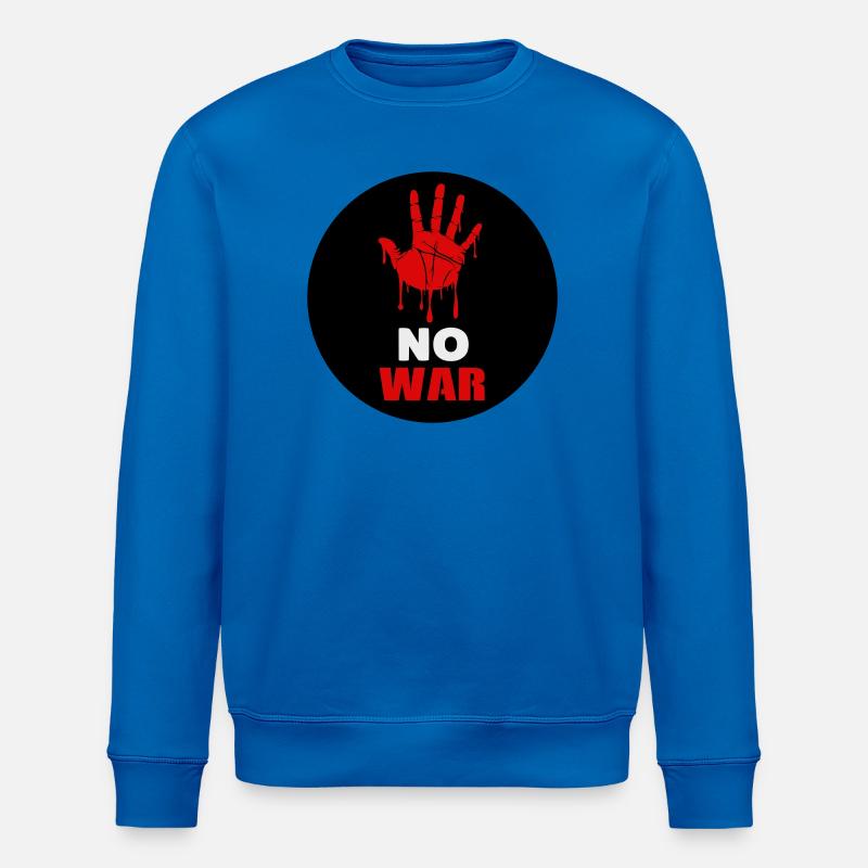 Kein Krieg - Stanley/Stella Unisex Bio-Sweatshirt ROLLER - Königsblau