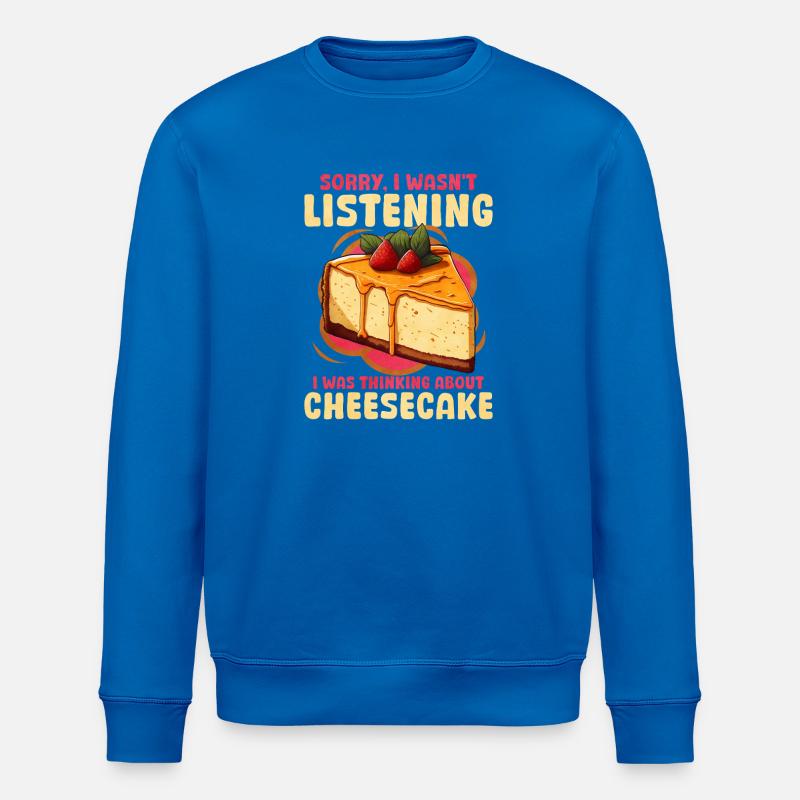 Gâteau Cheesecake - Sweat bio ROLLER Stanley/Stella Unisexe - bleu roi