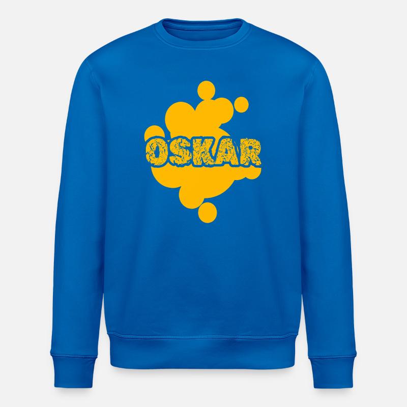 Oskar as a painter - Stanley/Stella ROLLER Unisex Organic Sweatshirt - royal blue