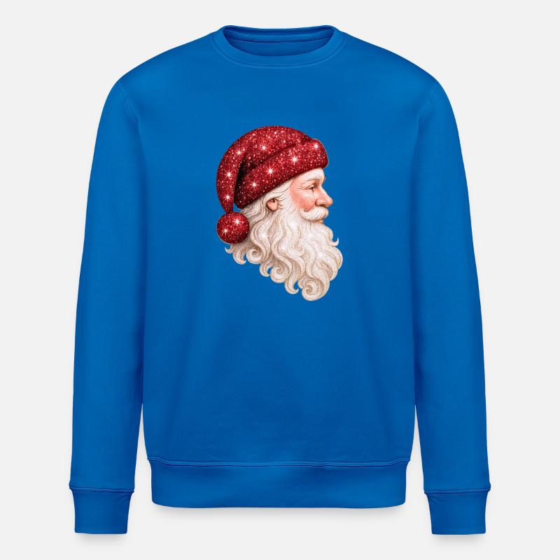 STAR SANTA — Red Glitter MAX  - Stanley/Stella Unisex Bio-Sweatshirt ROLLER - Königsblau