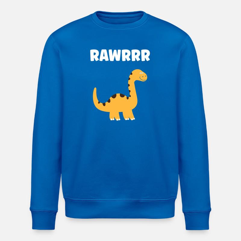 Niedlicher kleiner Dinosaurier - Stanley/Stella Unisex Bio-Sweatshirt ROLLER - Königsblau