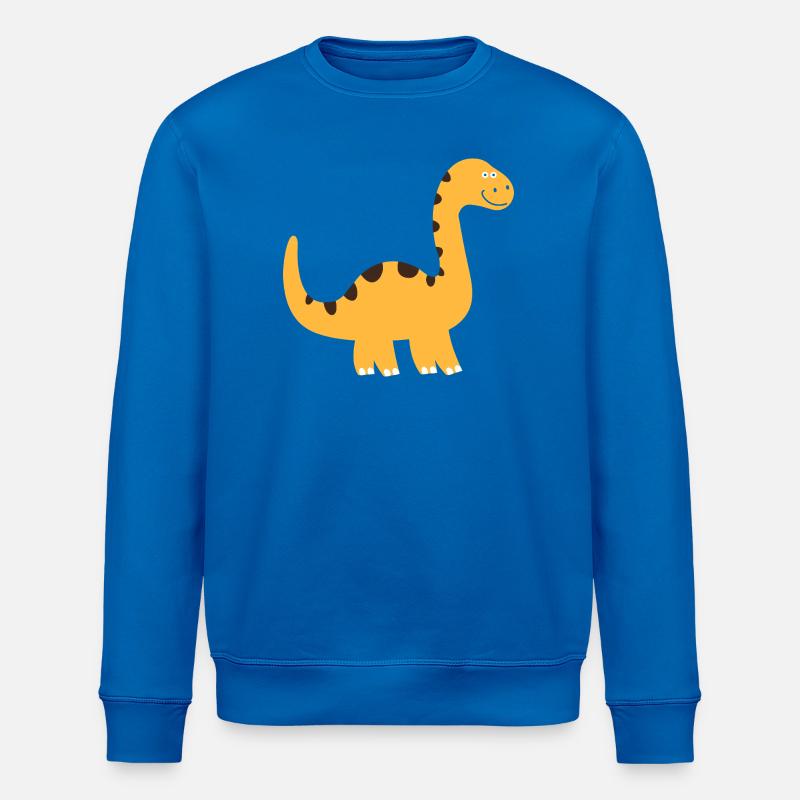 Niedlicher kleiner Dinosaurier - Stanley/Stella Unisex Bio-Sweatshirt ROLLER - Königsblau