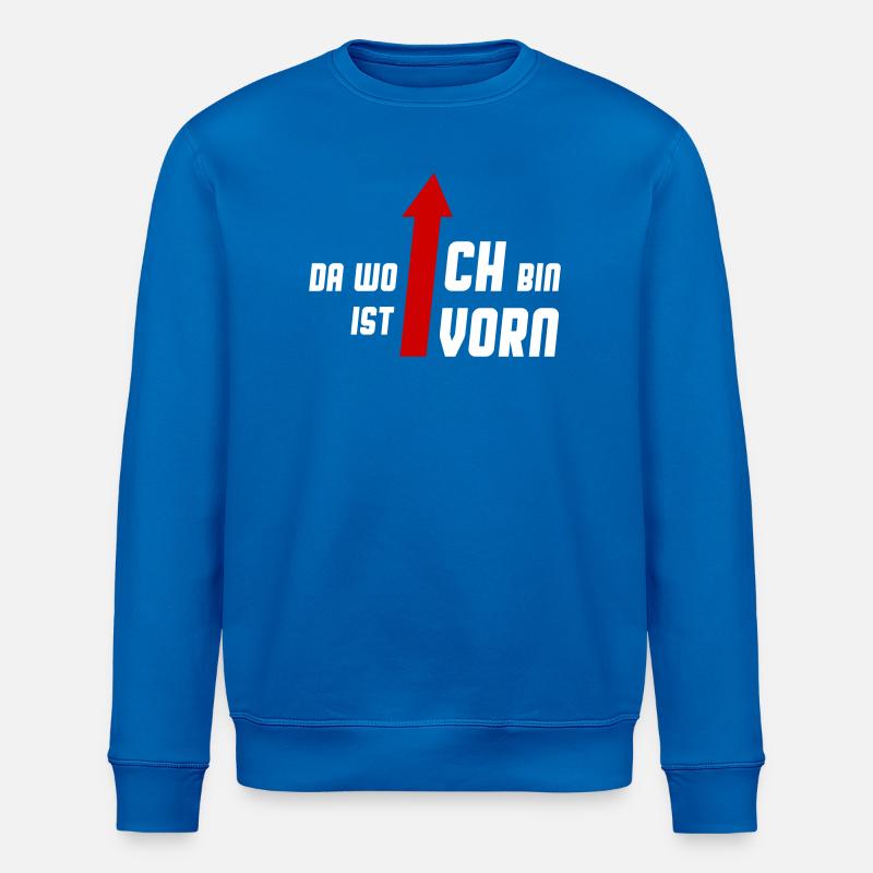 Là où je suis devant - Chemise - Sweat bio ROLLER Stanley/Stella Unisexe - bleu roi