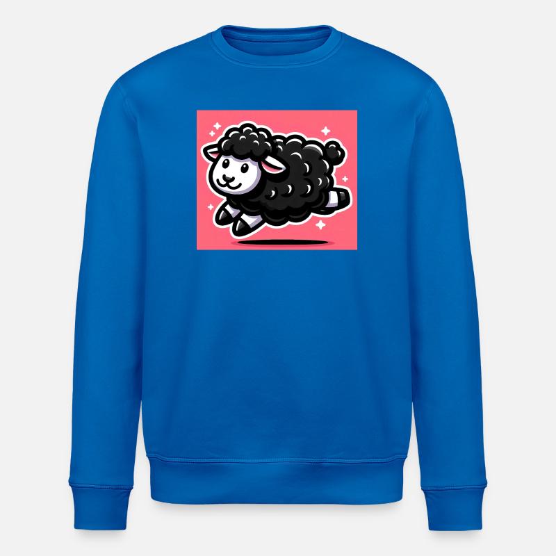 Pecora Nera - Felpa ecologica unisex ROLLER di Stanley/Stella - blu royal