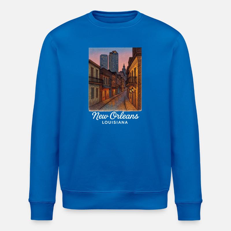 New Orleans Louisiana - Stanley/Stella Unisex Bio-Sweatshirt ROLLER - Königsblau