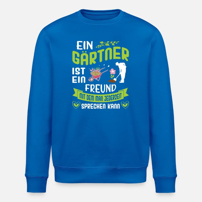 Garten Gärtner Gärtnern Gartenarbeit Gartenarbeit - Stanley/Stella Unisex Bio-Sweatshirt ROLLER - Königsblau