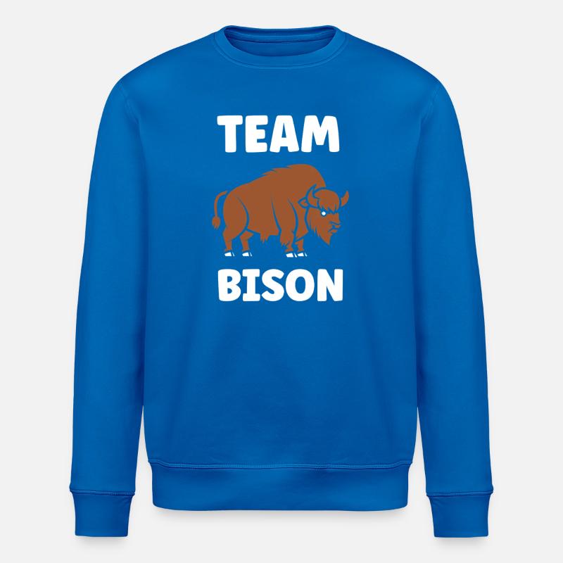 bison - Stanley/Stella ROLLER Unisex Organic Sweatshirt - royal blue