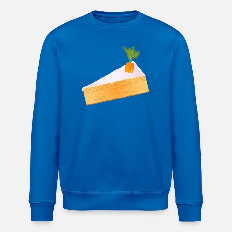 Saftiger Karottenkuchen mit witziger Deko - Stanley/Stella Unisex Bio-Sweatshirt ROLLER - Königsblau