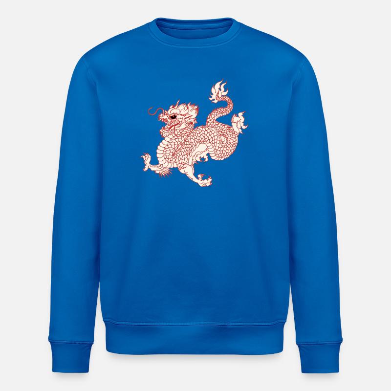 Drache - Stanley/Stella Unisex Bio-Sweatshirt ROLLER - Königsblau