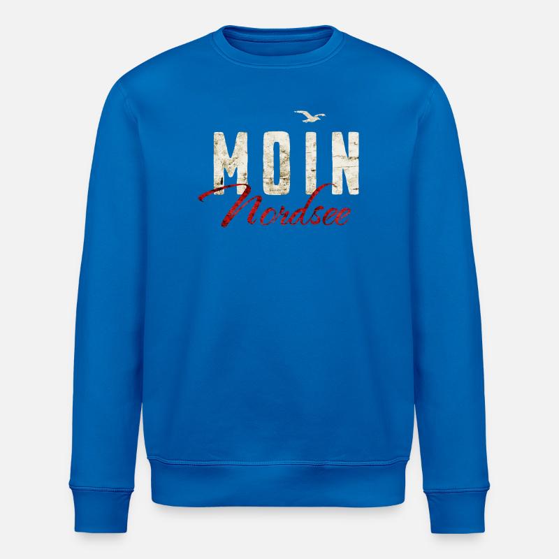 Mer du Nord - Moin - Sweat bio ROLLER Stanley/Stella Unisexe - bleu roi