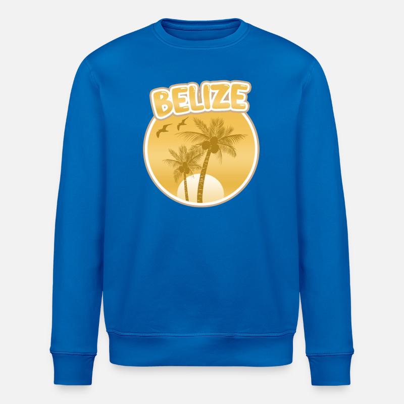 Fête du Belize - Sweat bio ROLLER Stanley/Stella Unisexe - bleu roi