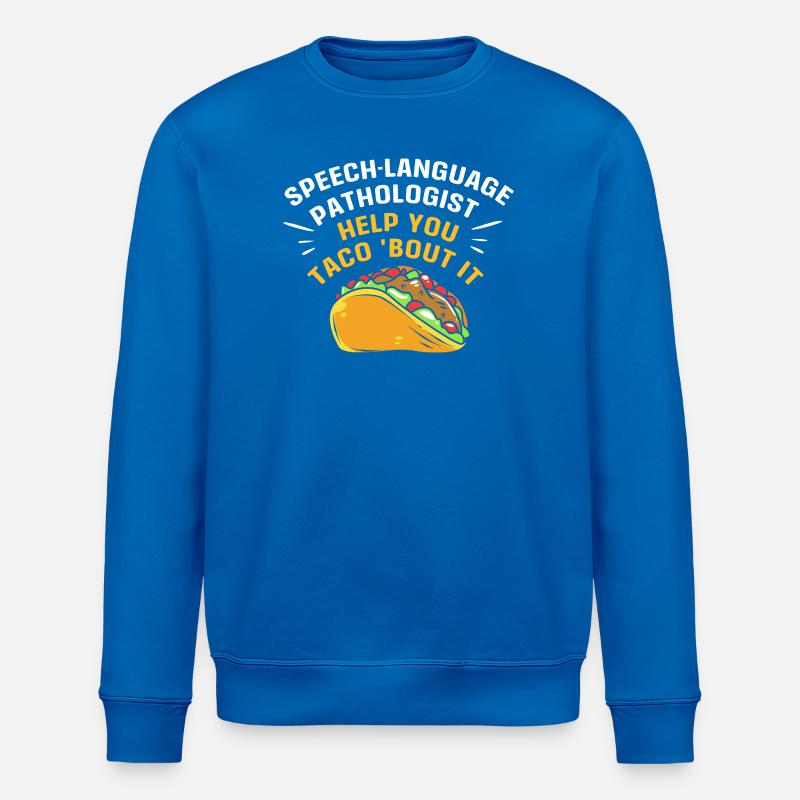 SLP Speech Therapist Speech Pathologist - Stanley/Stella ROLLER Unisex Organic Sweatshirt - royal blue