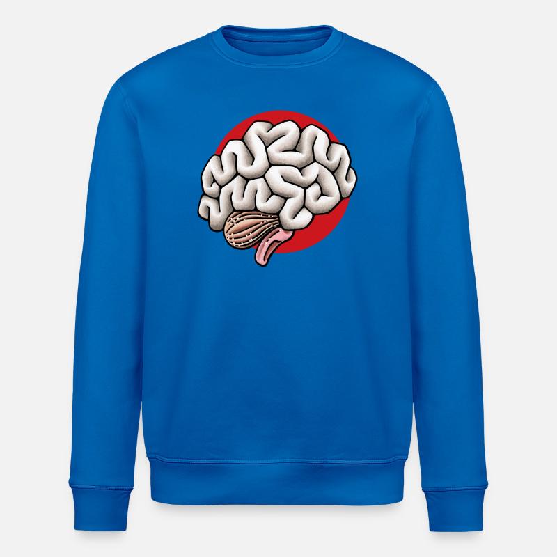 Gehirn Hirn Brain - Stanley/Stella Unisex Bio-Sweatshirt ROLLER - Königsblau