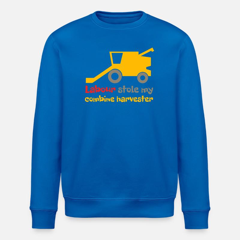 Les ouvriers ont volé ma moissonneuse-batteuse - Sweat bio ROLLER Stanley/Stella Unisexe - bleu roi