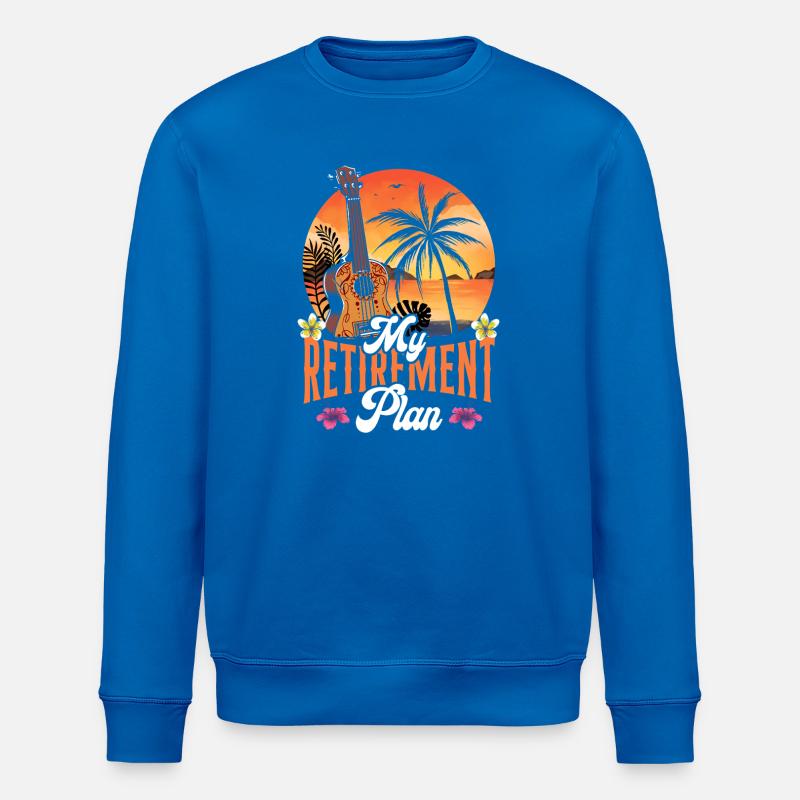 Ukulélé hawaïen Ukulélé retiré mon - Sweat bio ROLLER Stanley/Stella Unisexe - bleu roi