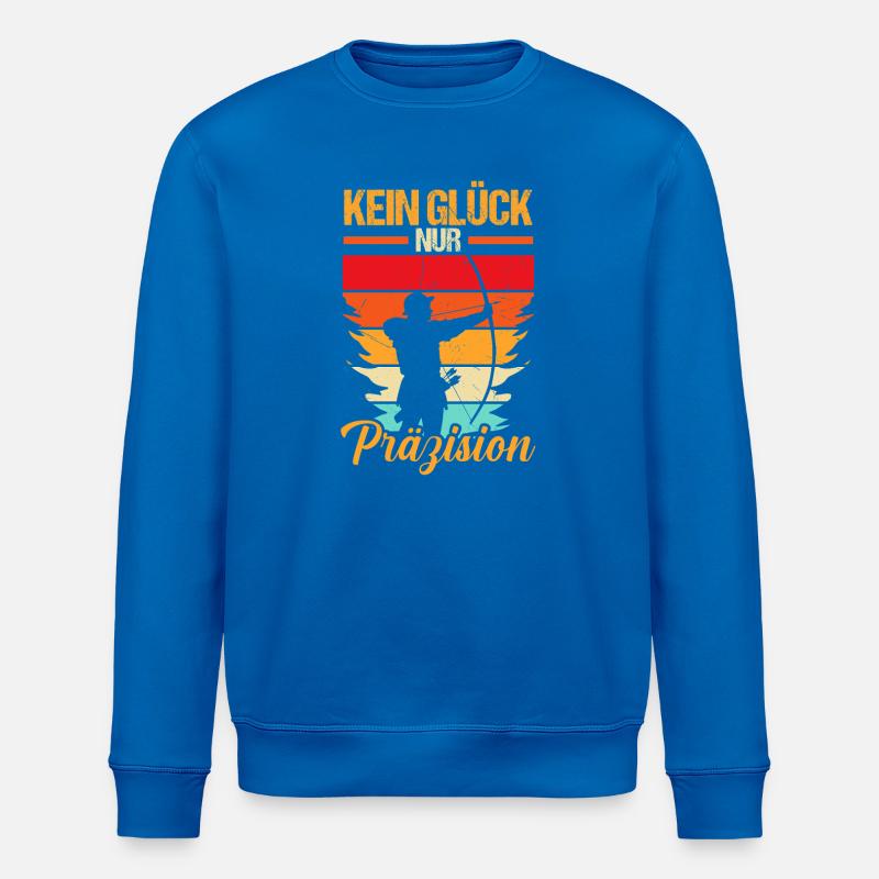 Bogenschütze Bogensport Bogenschießen - Stanley/Stella Unisex Bio-Sweatshirt ROLLER - Königsblau