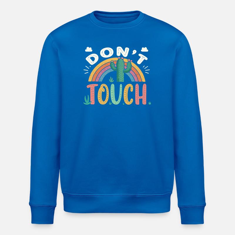 Cactus Arcenciel Ne Pas Toucher - Sweat bio ROLLER Stanley/Stella Unisexe - bleu roi
