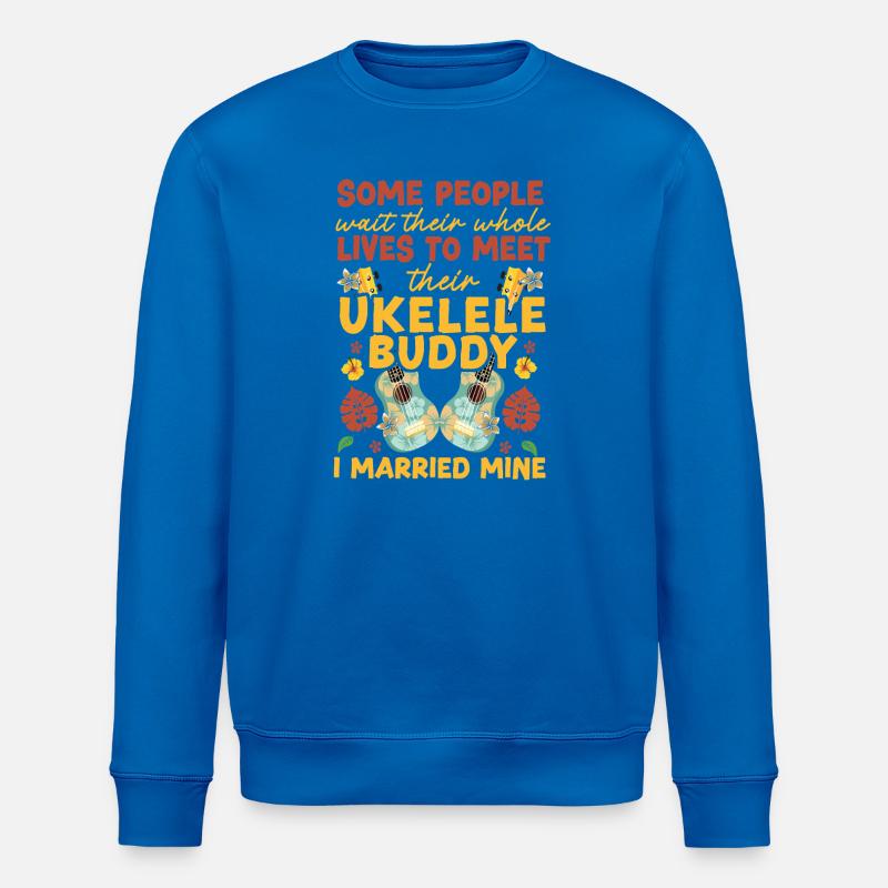 Ukulélé hawaïen Ukulélé Mari Épouse - Sweat bio ROLLER Stanley/Stella Unisexe - bleu roi